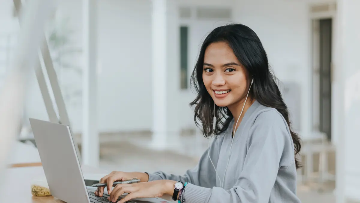 Web design and website development workspace